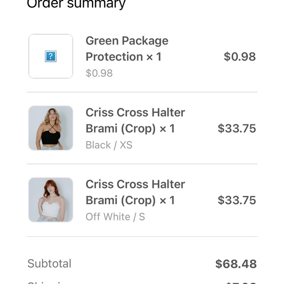 NWT Klassy Network Criss Cross Halter Brami - Picture 2 of 2